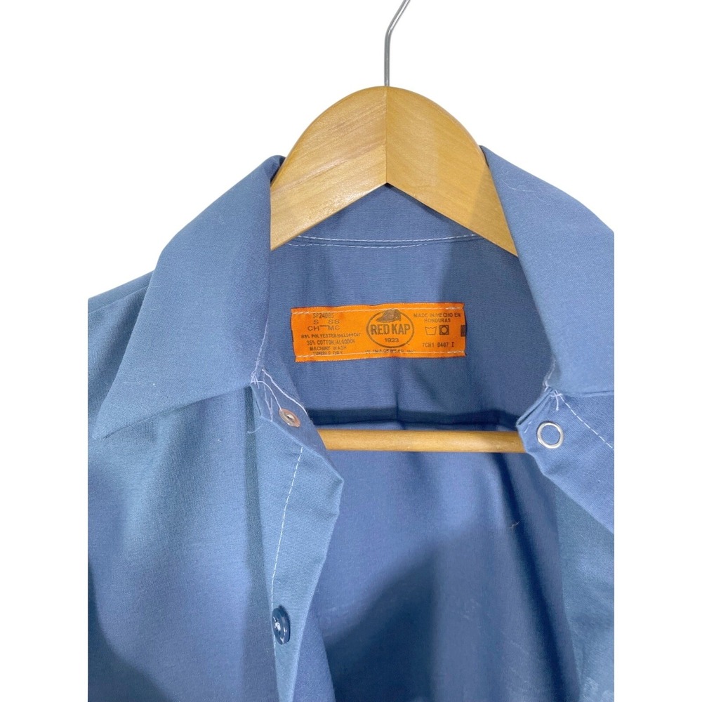 Red Kap‎ Founders Brewing Mechanic Work Shirt Button Up Men's S Short Sleeve - Picture 9 of 12